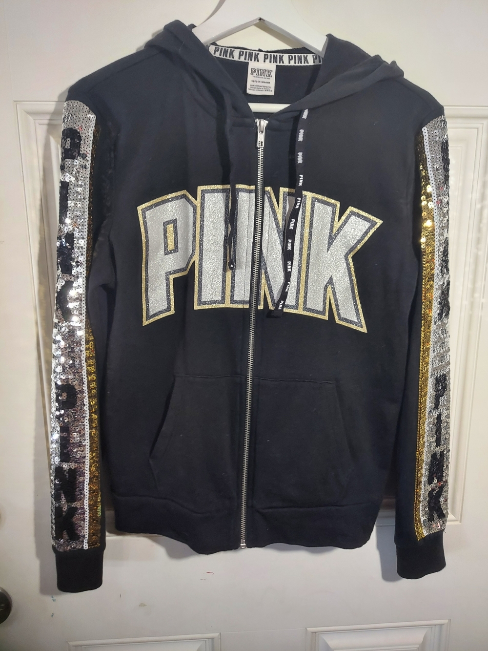Victoria's Secret PINK Mega Bling 2018 Fall Collection Zip Up Hoodie